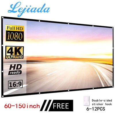 projector simple folding screen portable home outdoor KTV of