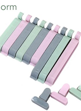 12pcs/set Plastic Snack Sealing Clip, Food Fresh Keeping Bag