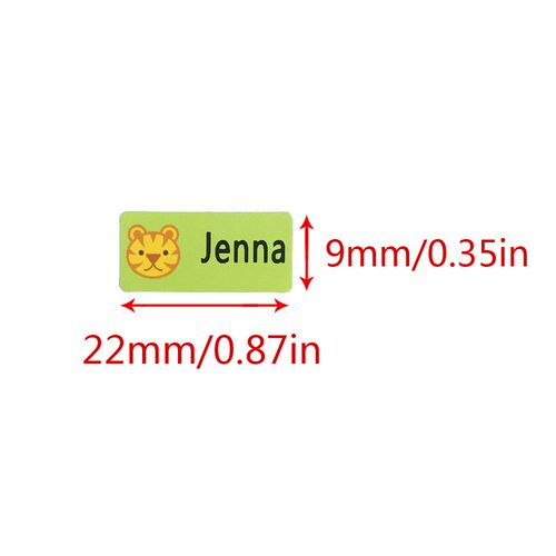 100Pcs Name Tag Sticker Customize Stickers Waterproof Person