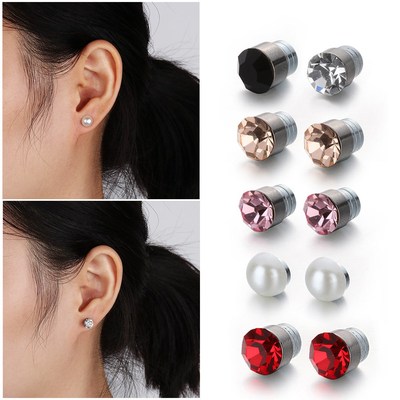 1Pair Magnetic Studs Slimming Earrings Slimming Patch Lose W