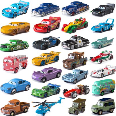 Disney Pixar Cars 2 3 Lightning McQueen Mater Jackson Storm