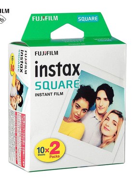 20 Sheets Instax Square film White Edge Photo Paper For Fuj