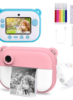 Toy Camera 2.4 inch IPS Screen 1080 HP Instant Thermal Prin