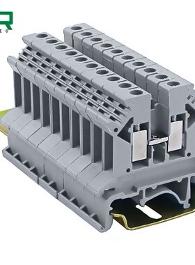 10pcs/lots UK 2.5B blue/grey/red/yellow  2.5mm2 DIN Rail Un