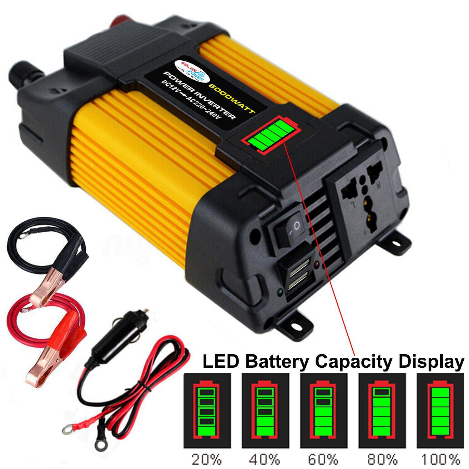 Peak 4000/6000W Solar Car Power Inverter Voltage transformer