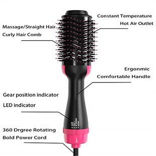 3 IN 1 One Step Hair Dryer Volumizer Electric Blow Dryer Hot