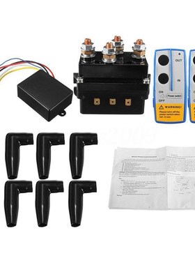 niversal 12V 500A Winch Remote Contactor Winch Control Solen