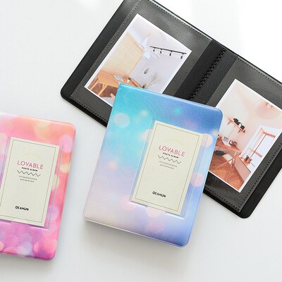 Card-Holder Storage Album-64-Pockets Photo-Book Instax Mini