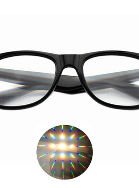 1pcs  3D ltimate Diffraction Glasses-3D Prism Effect EDM Rai