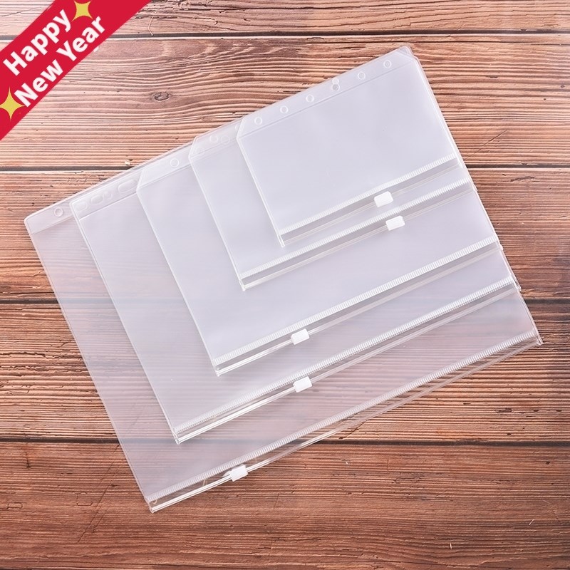 a4 a5 a6 a7 b5 file holders standard 6 holes transparent pvc