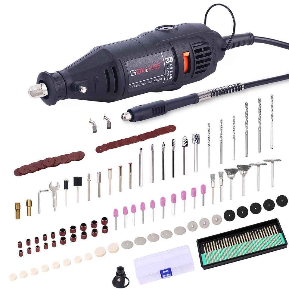 GOXAWEE Electric Mini Hand Drill Rotary Tools Metal Wood Eng 饰品/流行首饰/时尚饰品新 其他DIY饰品配件 原图主图