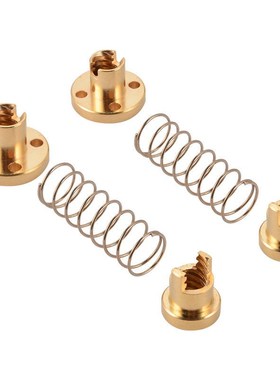 2x T8 Anti-backlash Spring Loaded Nut 适用于 2mm Thread Rod