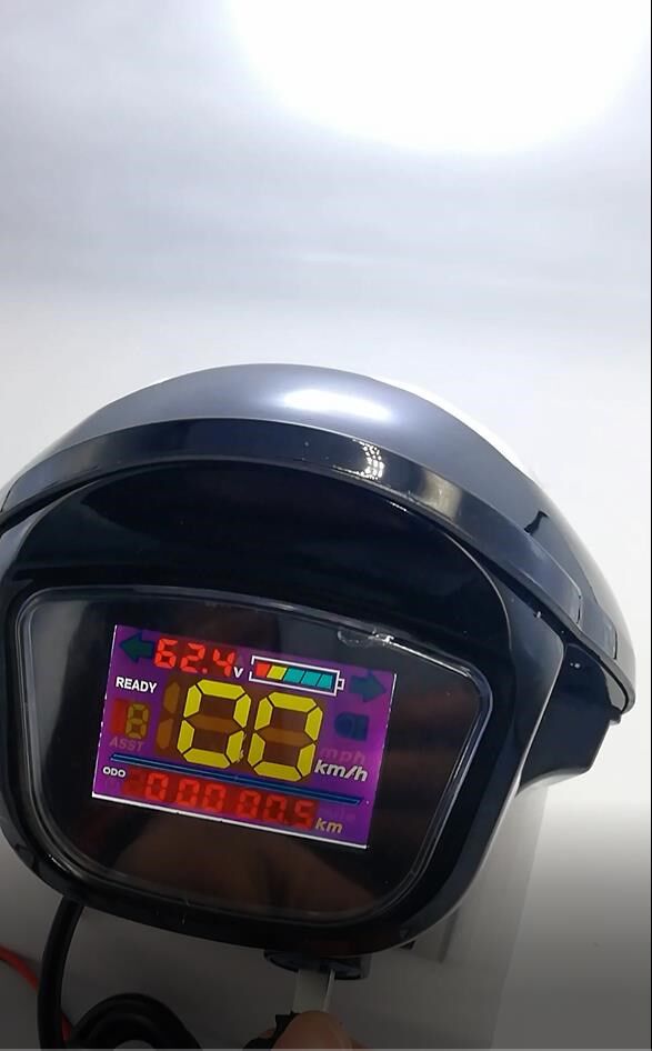 frontlight with display for big power electric scooter motor