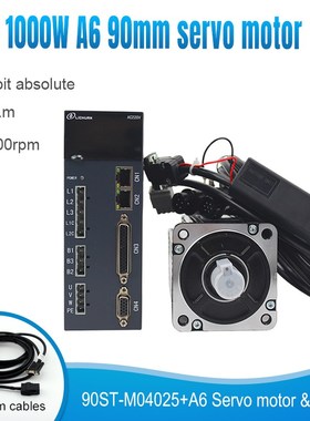 Nema36 220V 90mm 1KW 4N.M  90S-M04025 2500rpm servo motor  s