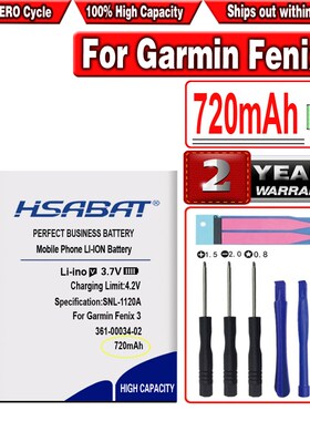 720mAh 361-00034-02 Battery  Garmin Fenix 3,Fenix 3 HR Fenix