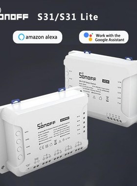 Sonoff 4CH R3 PROR3 Smart DIY Switch 4 Channel Din Rail Mou