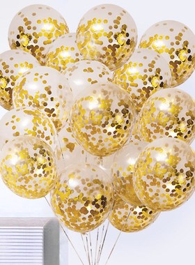 12incher/10pcs lot Glit Confetti Latex Balloons Romantic