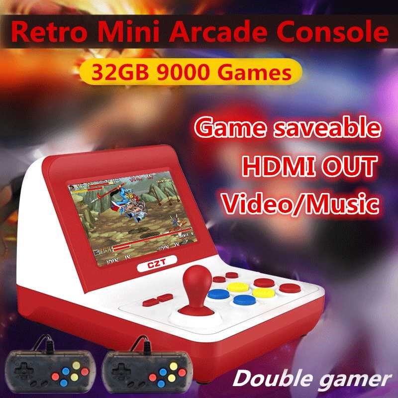 New 4.3/7.0 inch retro mini arcade console 32GB Built in 90