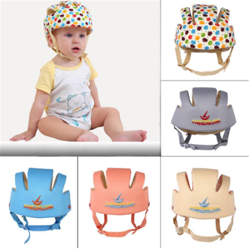 Bubble Cotton Anti-Collision Helmet For Baby Learn Walk Newb