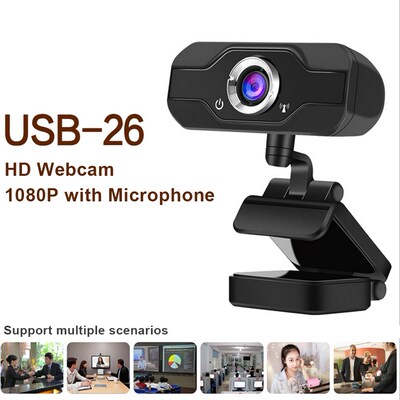 2MP FHD 1080P Webcam Widescreen Video Work Home Accessories