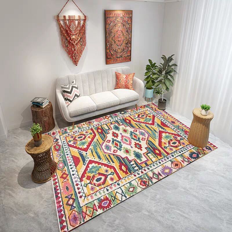 Moroccan Living Room Carpet Vintage Home Bedroom Rug Large S