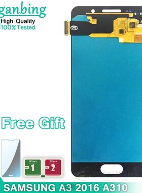 Super Amoled LCD For Samsung Galaxy A3 2016 A310 A310F A310M