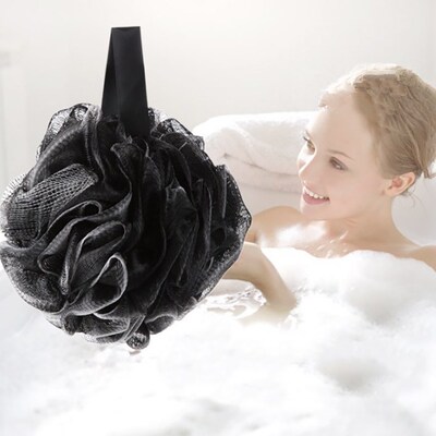 Wash-Towel Brush Shower-Sponge Mesh Bath Sponges-Clean Exfol