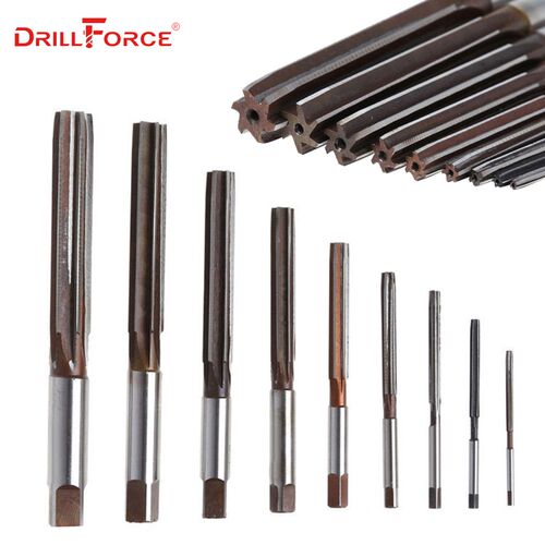 1PC 3-42mm Hand Reamer Precision H8 9SiCr Straight-shank Eng