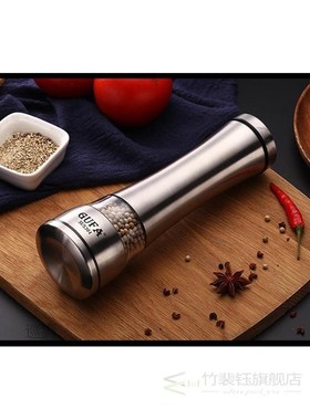 304 Stainless Steel Manual Salt and Pepper Shakers Herb pars