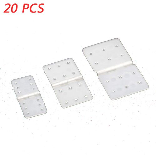 20PCS RC Model Plane Aircraft Plastic Hinges Pinned For Fixe