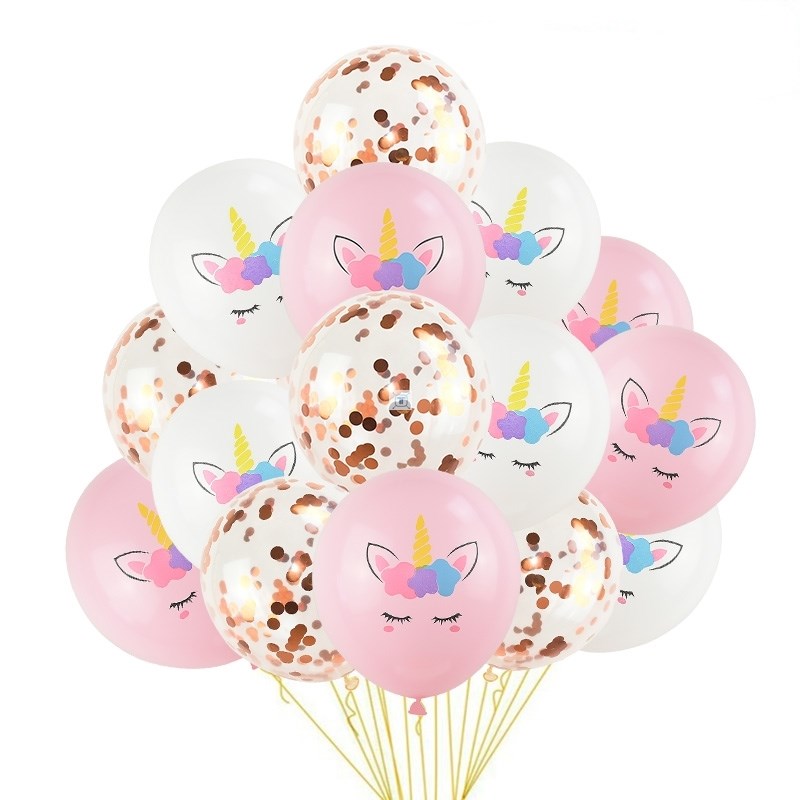 1 Set Unicorn Party Balloons Birthday Baloon Unicorn
