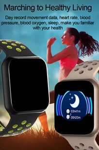 IP67 waterproof F8 Bluetooth Smart watch Heart Rate Monitor