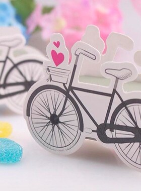 50 Pieces Bicycles birthday Wedding CANDY Boxes favor Gift b