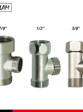 Bathroom Accessories Shower Diverter Valve T-adapter Toilet