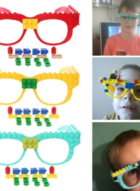 New Glasses Blocks Baseplate DIY Toy Glasses Frame Brick