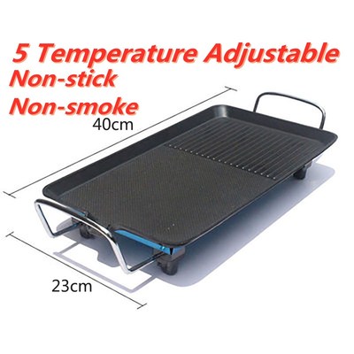 1500W Electric BBQ Grill Ovens Korean Home Ultra-thick Non-S