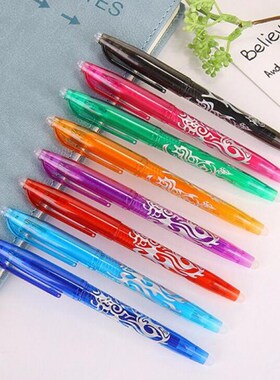 8pcs/lot Colorful design erasable gel pens School stationery