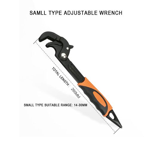 Adjustable Wrench niversal Key Pipe Quick Spanner Non-slip O
