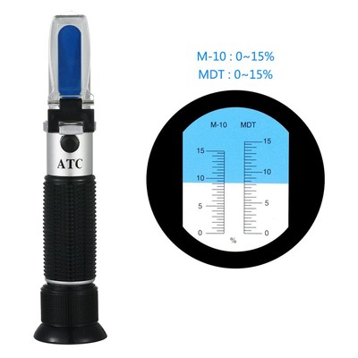 Hand refractometer emulsion concentration tester 0-15% anti-