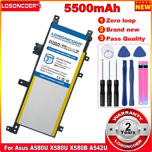 High Quality C21N1634 Laptop battery For Asus A580U X580U X5