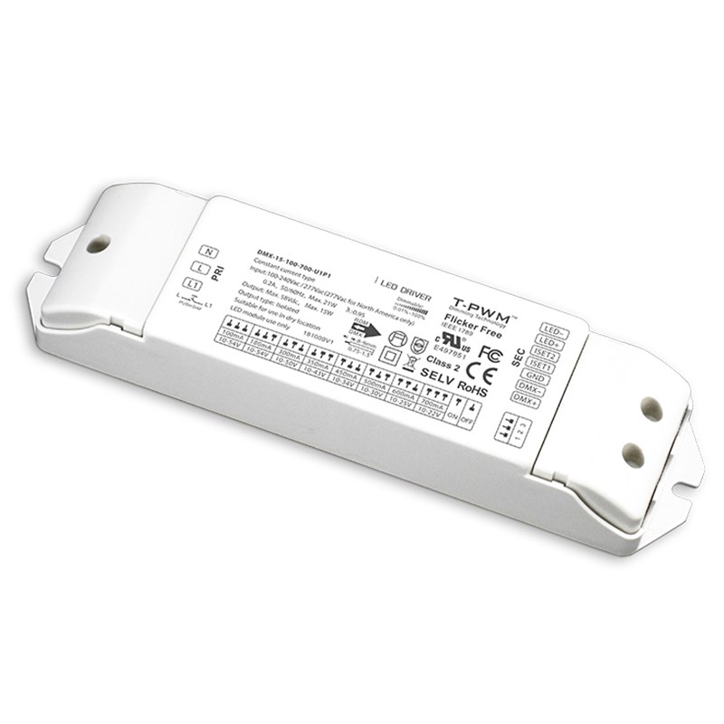 New DMX Dimming Driver LED Dimmable AC 100V-277V Input 100mA