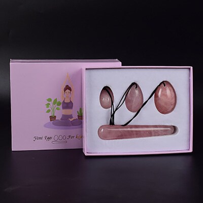 Rose Quartz Yoni Egg Jade Eggs Women Kegel Exerciser Vagina