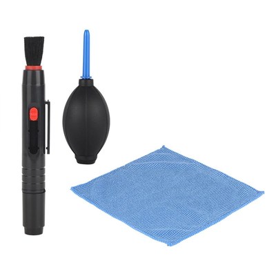 3in1 Cleaner Kit Lens Cleaning Cloth+ Clean Lens Dust Brush+