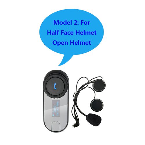 Original  Updated TCOM-SC BT Bluetooth Motorcycle Helmet Int