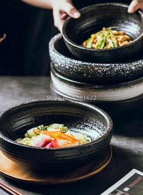 Simple Large Bowl of Soup Noodle Bowl Restaurant Creative Ra