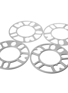 niversal 4pcs 3mm 5mm Alloy Wheel Spacers Adaptor Shims Plat