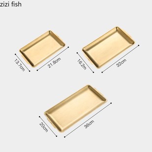 Stainless Steel Trays Decorative Metal Serving Tray Restaura