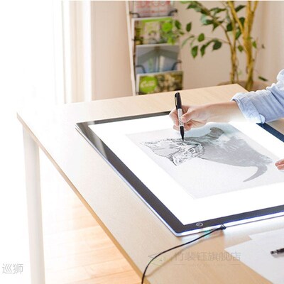USB A2 LED Drawing Board Track Comics Tool Light Box Drawing