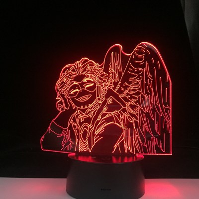 HAWKS KEIGO TAKAMI LED ANIME LAMP Room Decor Nightlight Remo