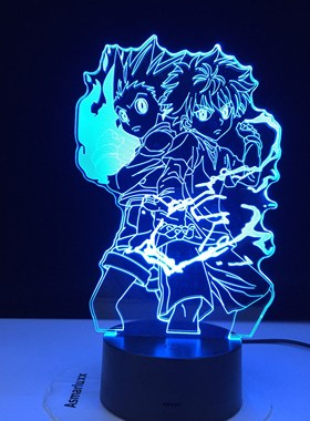 Hunter X Anime Led Night Light Killua Zoldyck Figure Nightli